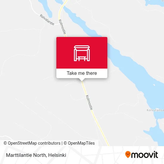 Marttilantie North map