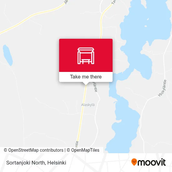 Sortanjoki North map