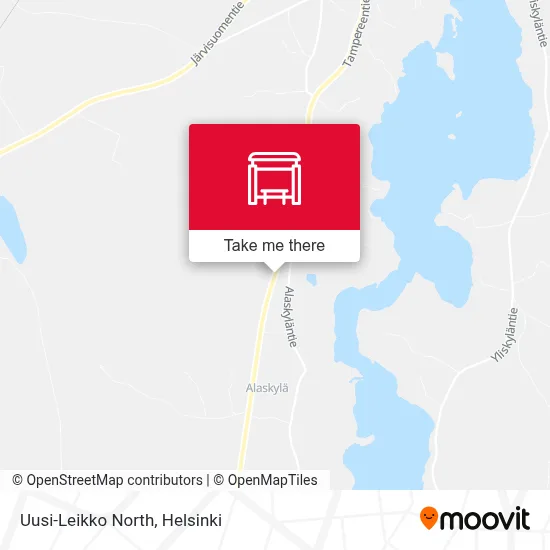 Uusi-Leikko North map