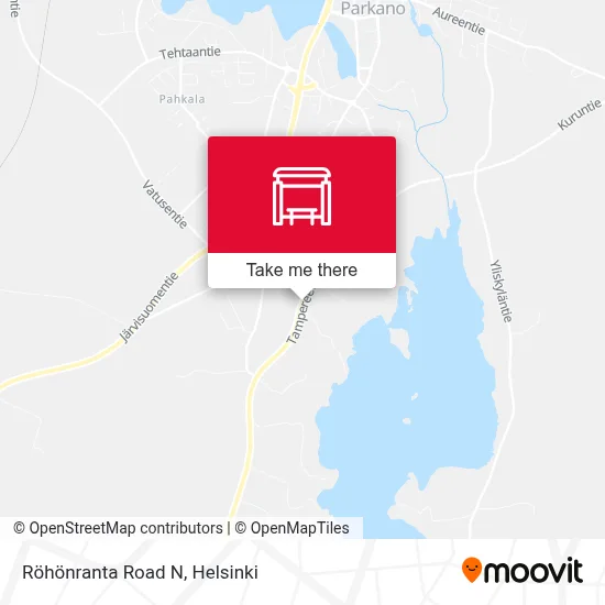 Röhönranta Road N map