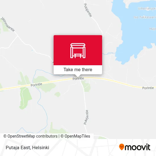 Putaja East map