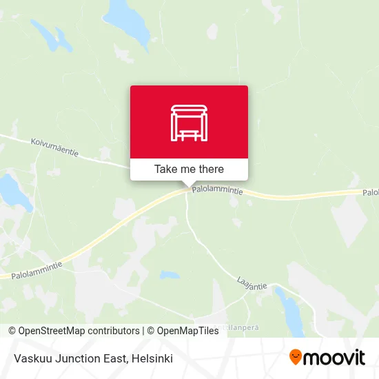 Vaskuu Junction East map