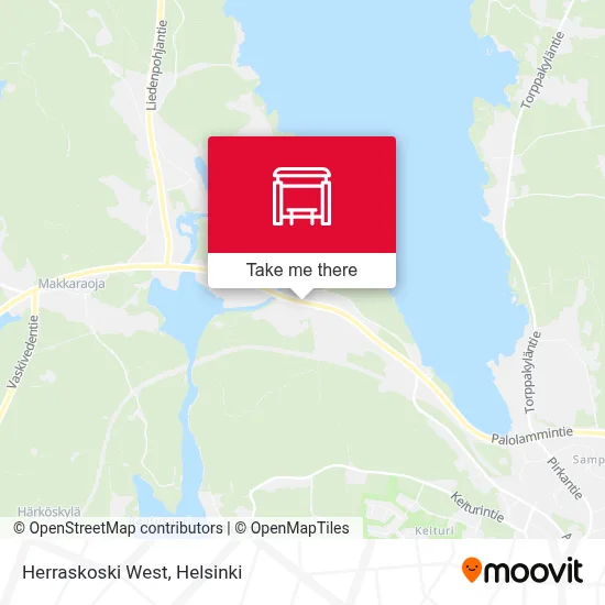 Herraskoski West map