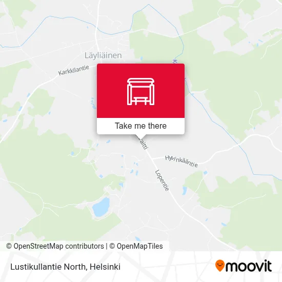 Lustikullantie North map