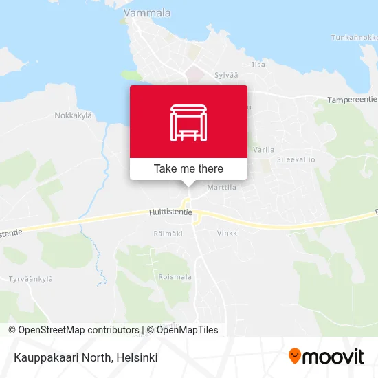 Kauppakaari North map