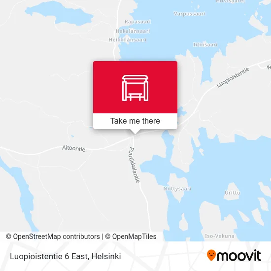 Luopioistentie 6 East map