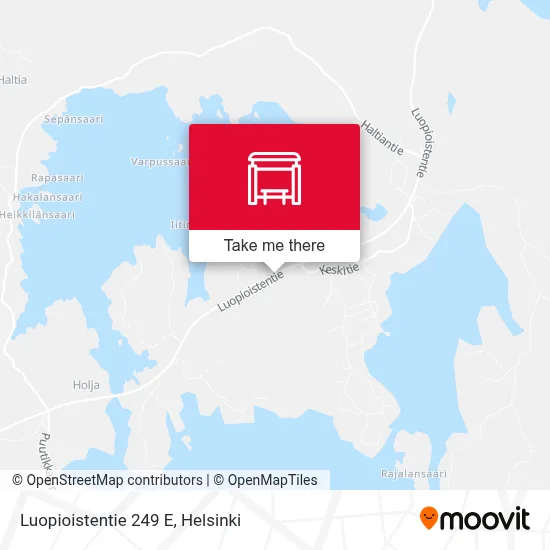 Luopioistentie 249 E map