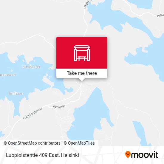 Luopioistentie 409 East map