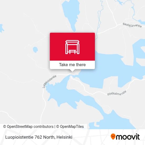 Luopioistentie 762 North map