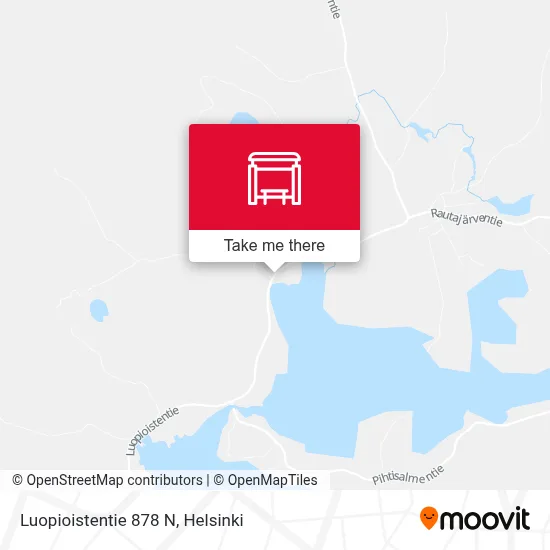 Luopioistentie 878 N map