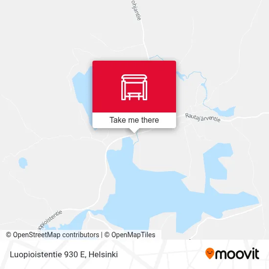 Luopioistentie 930 E map