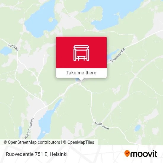 Ruovedentie 751 E map