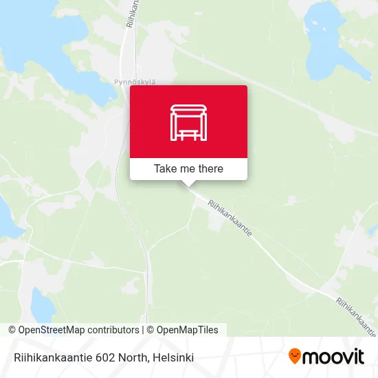 Riihikankaantie 602 North map