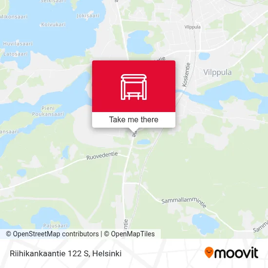 Riihikankaantie 122 S map
