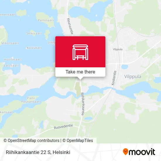 Riihikankaantie 22 S map