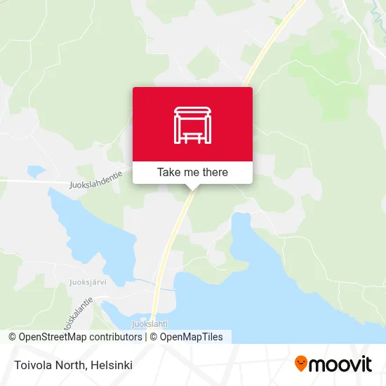 Toivola North map