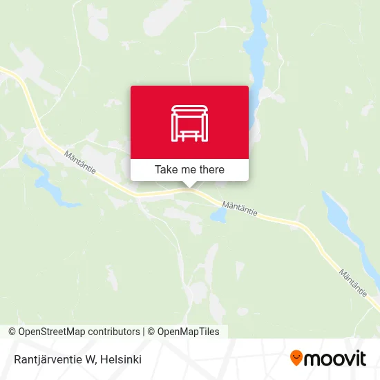 Rantjärventie W map