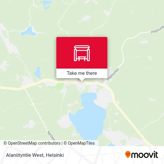 Alaniityntie West map