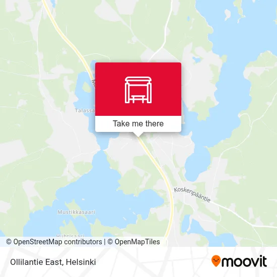 Ollilantie East map