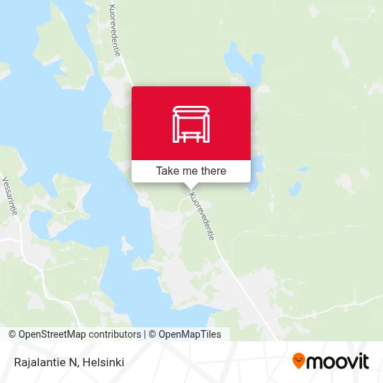 Rajalantie N map