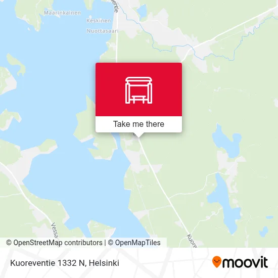 Kuoreventie 1332 N map