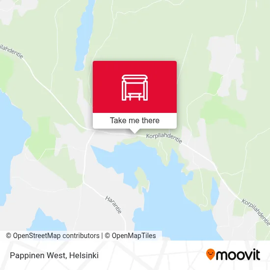 Pappinen West map