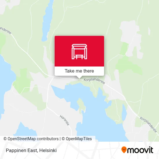Pappinen East map