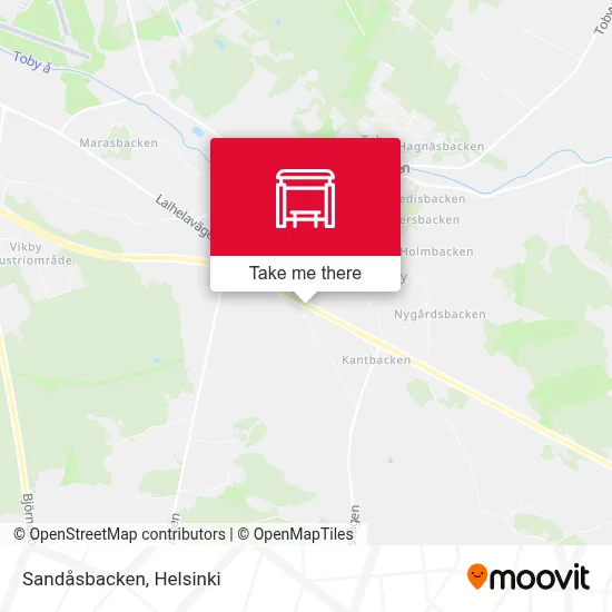 Sandåsbacken map