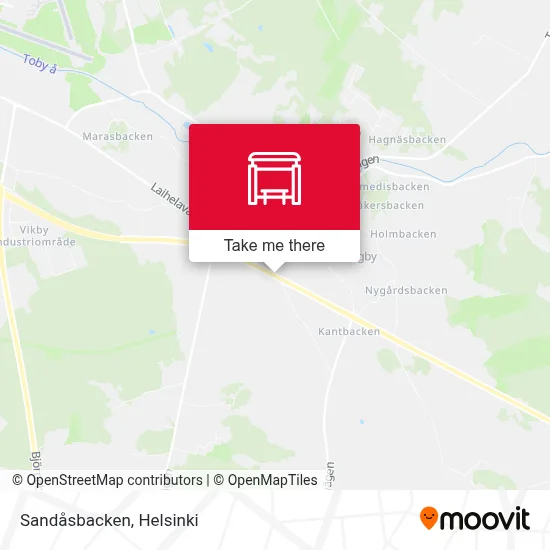 Sandåsbacken map