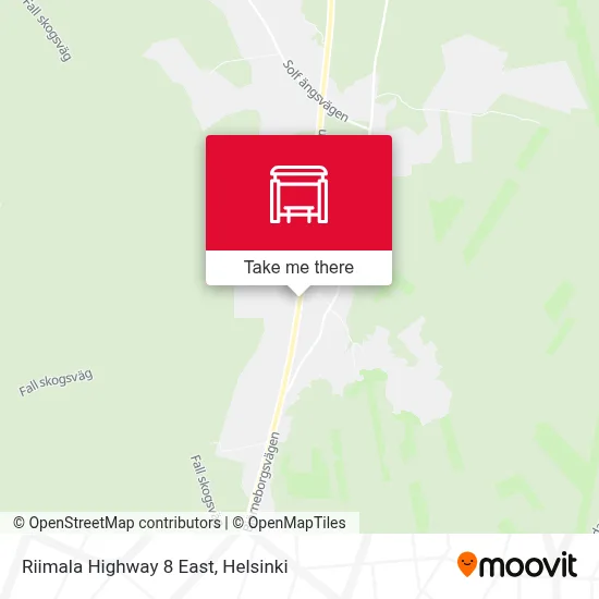 Riimala Highway 8 East map