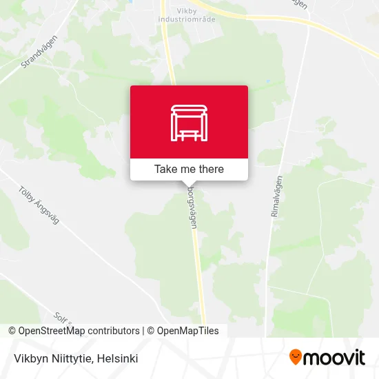 Vikbyn Niittytie map