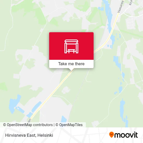 Hirvisneva East map