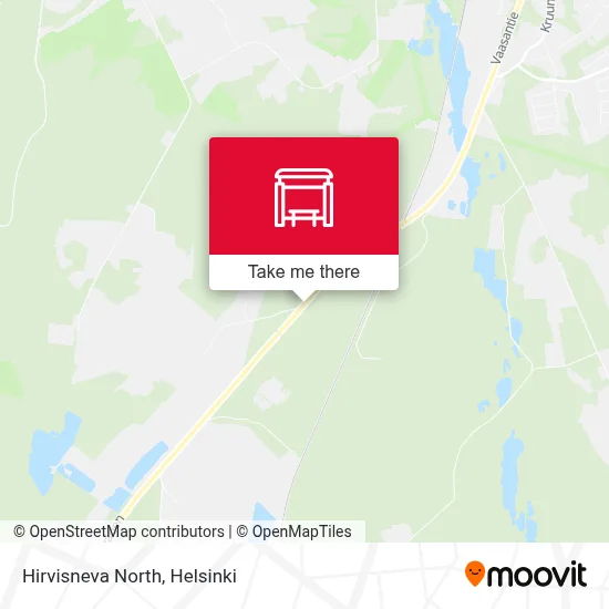 Hirvisneva North map