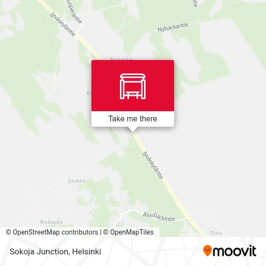 Sokoja Junction map