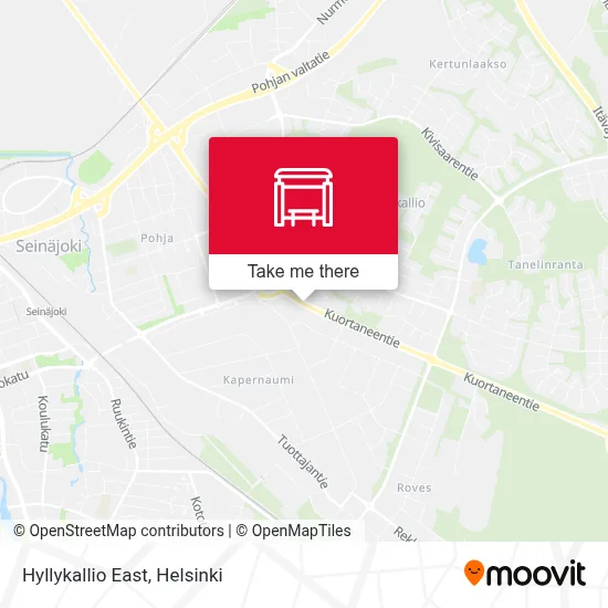 Hyllykallio East map