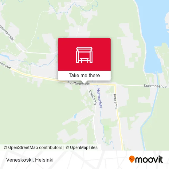 Veneskoski map
