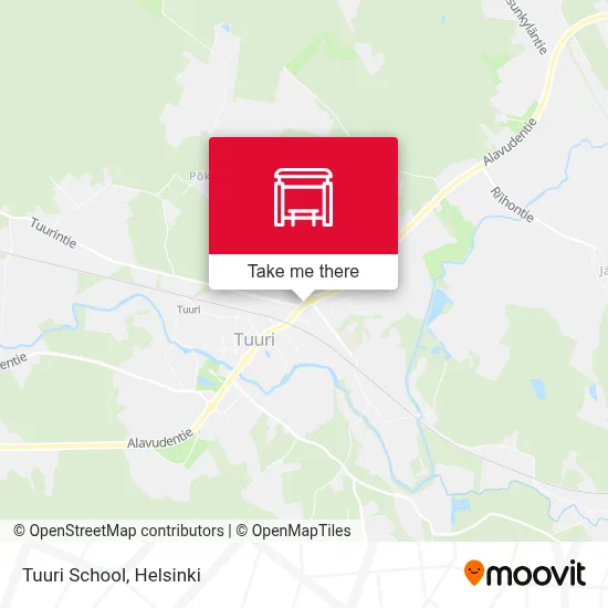 Tuuri School map
