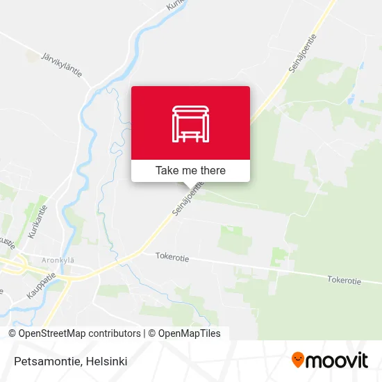 Petsamontie map
