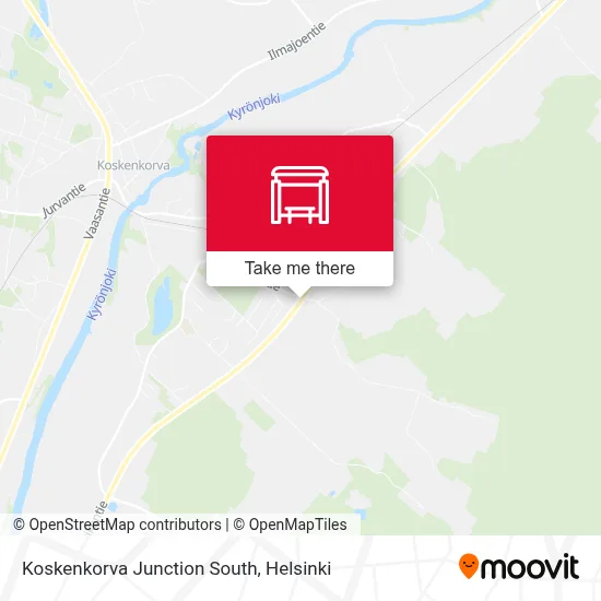 Koskenkorva Junction South map