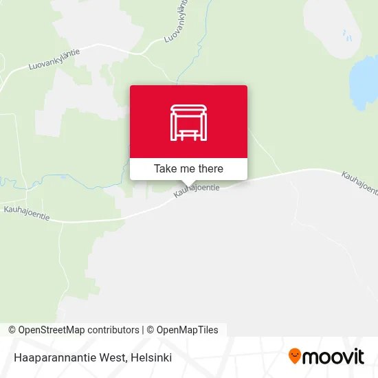 Haaparannantie West map