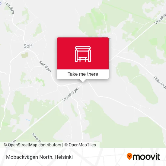 Mobackvägen North map