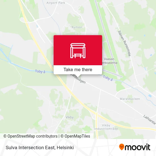 Sulva Intersection East map