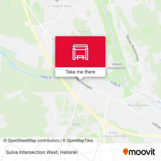Sulva Intersection West map