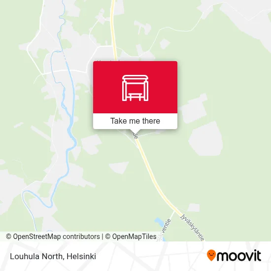 Louhula North map