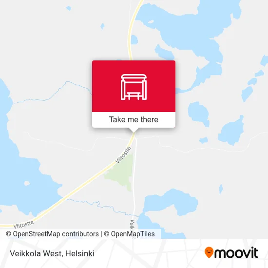 Veikkola West map