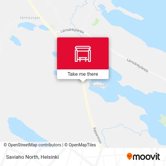 Saviaho North map