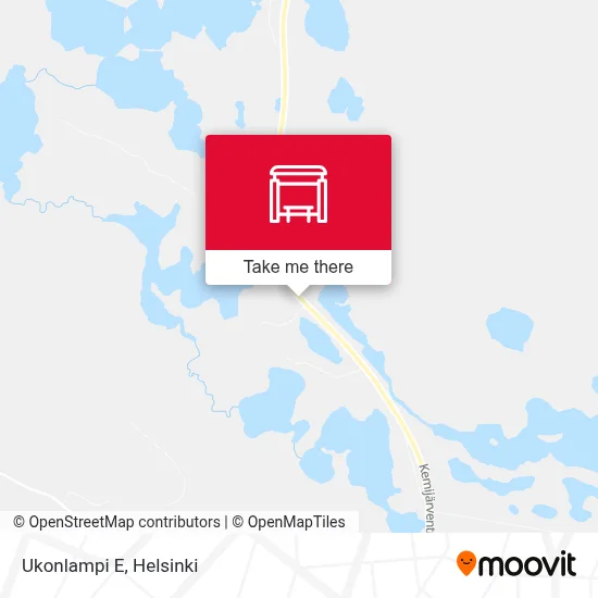 Ukonlampi E map