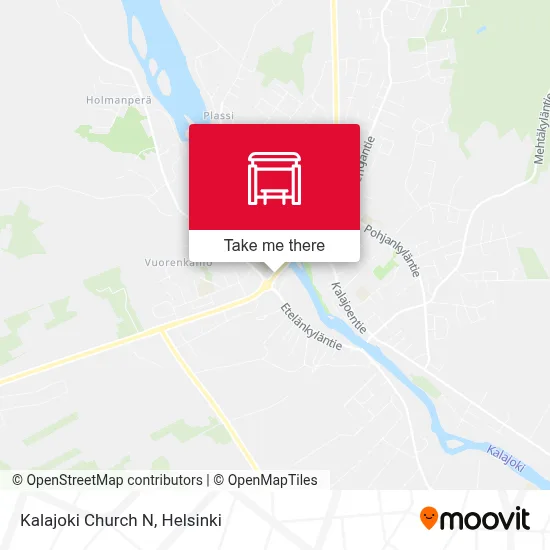 Kalajoki Church N map