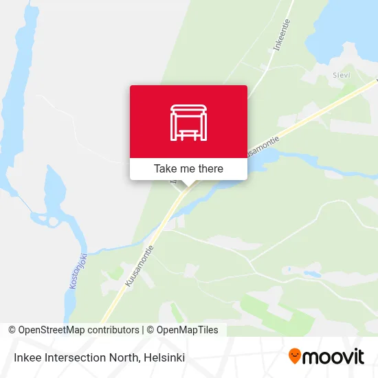 Inkee Intersection North map