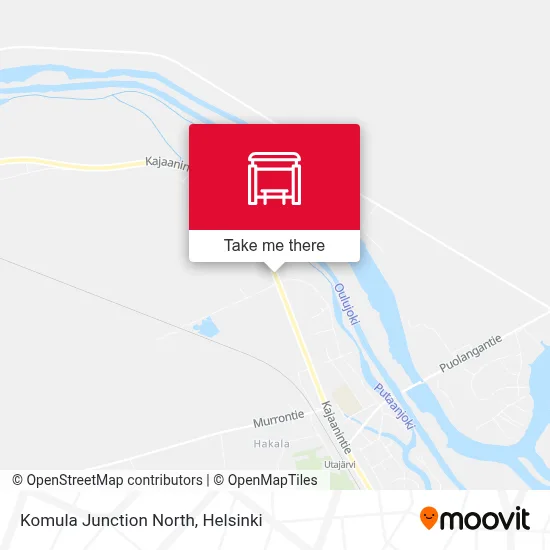 Komula Junction North map